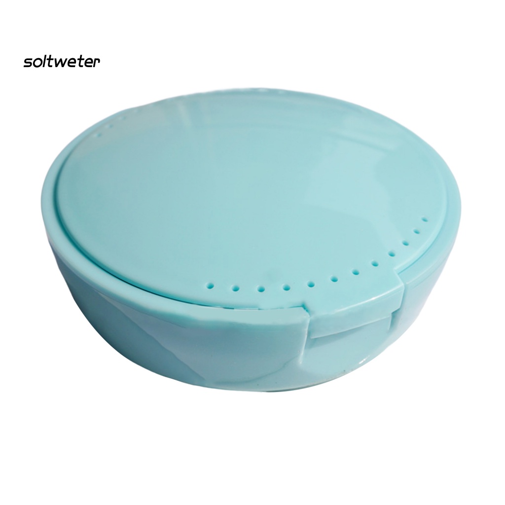 Hộp Đựng Răng Chống Nứt Nẻ Có Gương Tiện Dụng Mang Theo Du Lịch