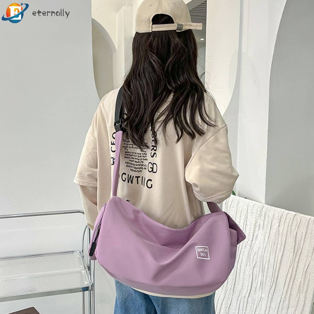 Túi Đựng Đồ Tập Gym / Đi Bơi Màu Sắc Xinh Xắn Có Khóa Kéo Tiện Dụng