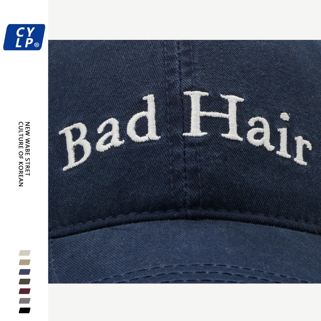 Mũ Lưỡi Trai Mềm Thêu Chữ Phong Cách Đường Phố Hàn Quốc Thời Trang Cho Cặp Đôi