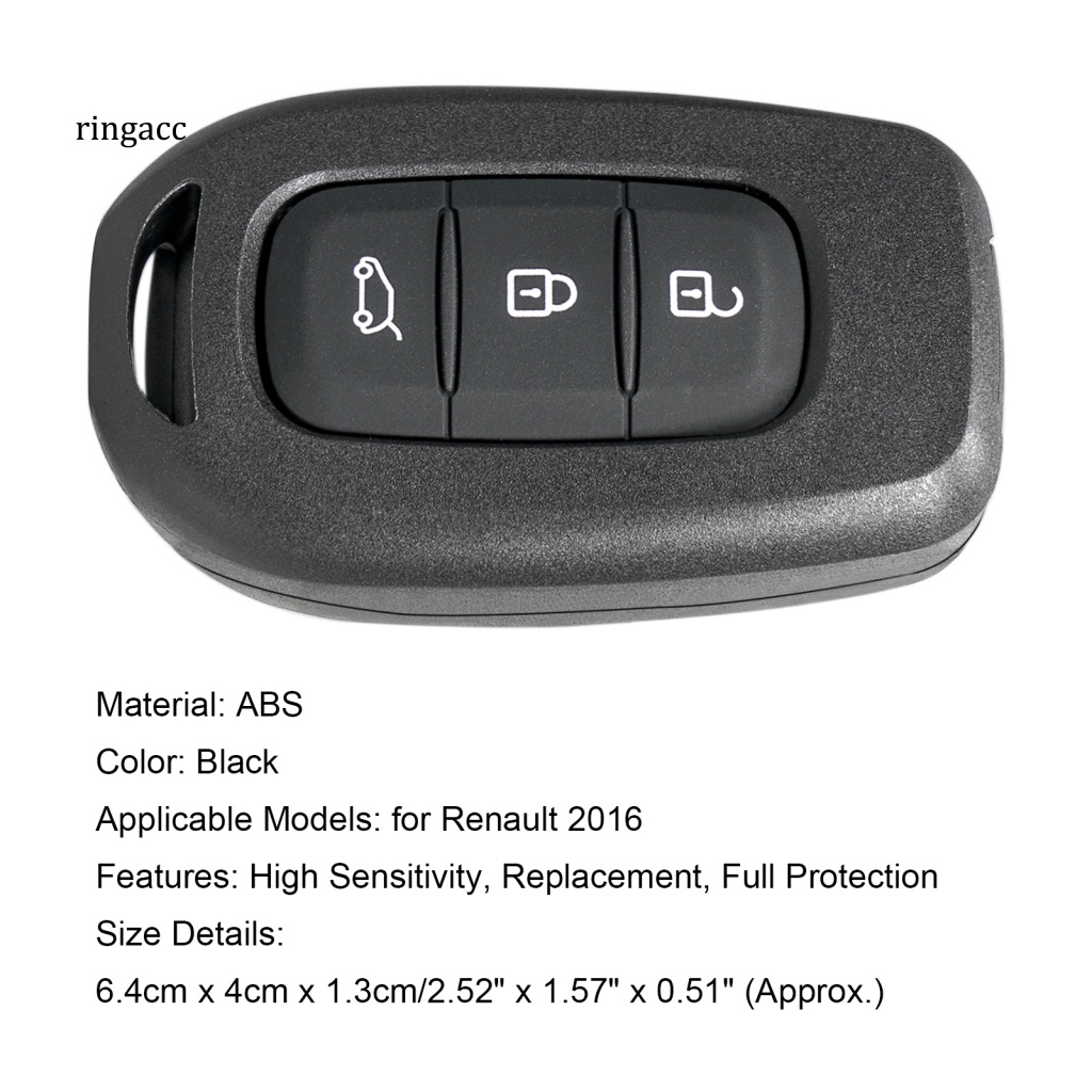 Vỏ Chìa Khóa Điều Khiển Từ Xa 3 Nút RGA C133 Cho Renault 2016