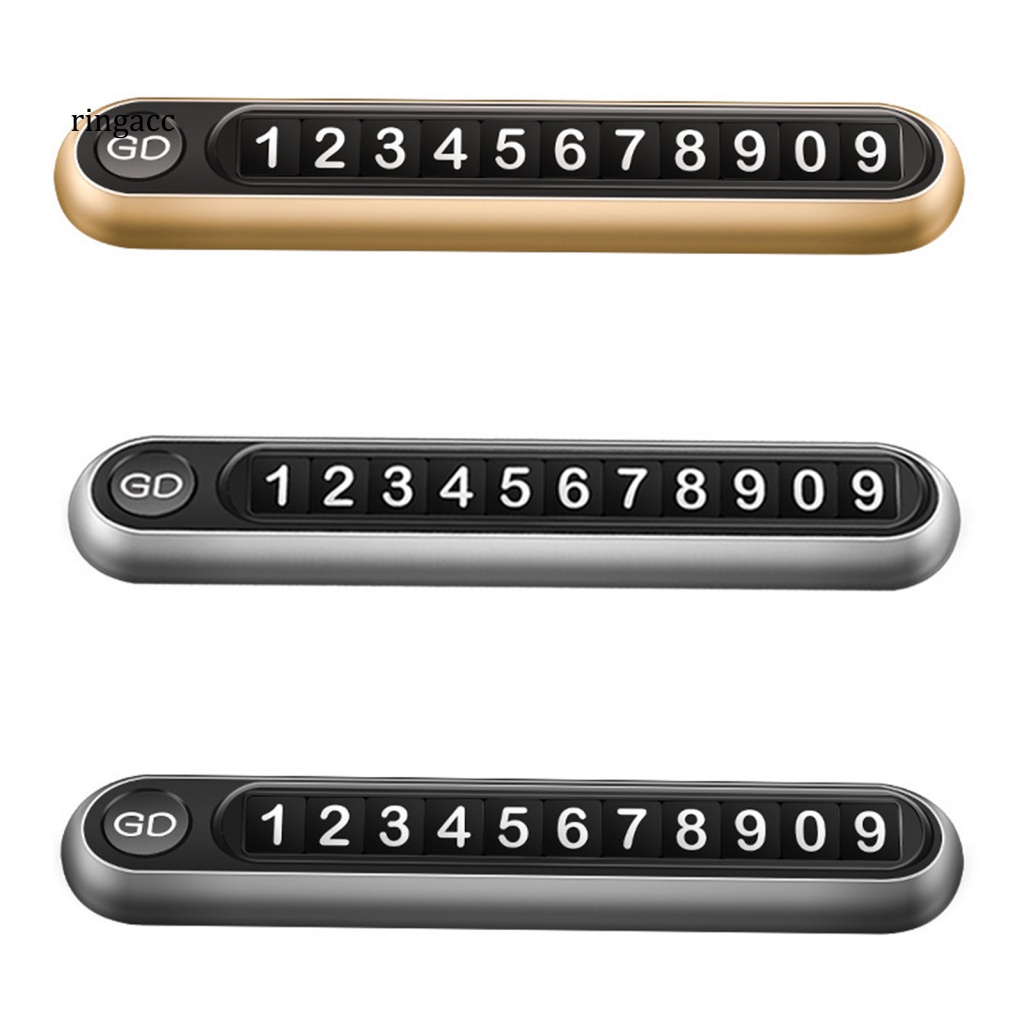 Rga Bảng Số Điện Thoại 3D Nổi Một Bấm Hiển Thị Màu Dạ Quang Hấp Thụ Mạnh Mẽ Hỗ Trợ Đậu Xe Ban Đêm