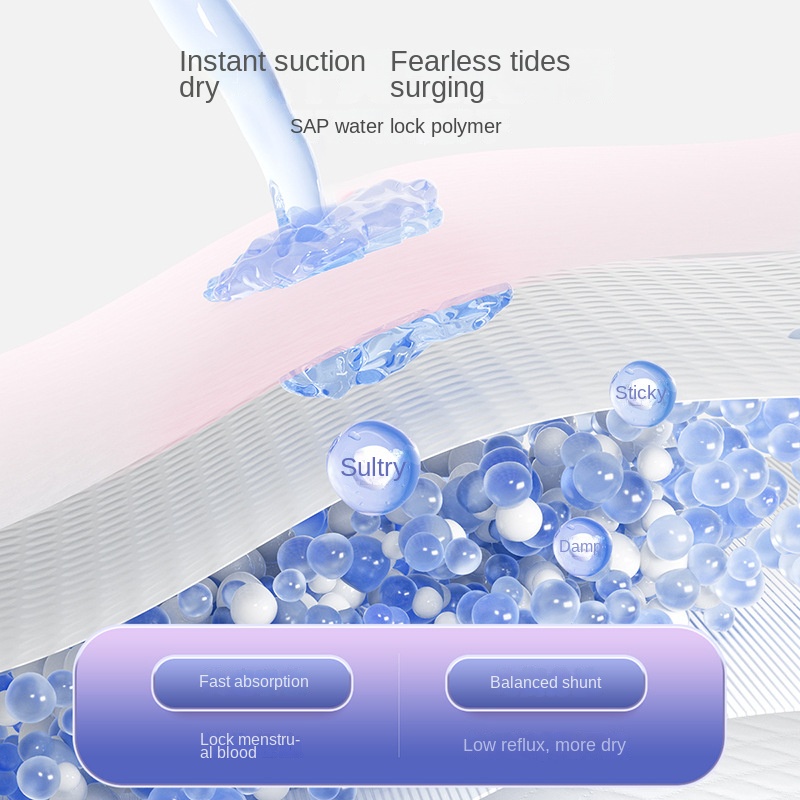 Zichu Bộ 6 Khăn Ăn Vệ Sinh Nhẹ Nhàng Chống Rò Rỉ Thân Thiện Với Da Khô Thoáng Thoải Mái Cho Mẹ Bầu Vào Ban Đêm