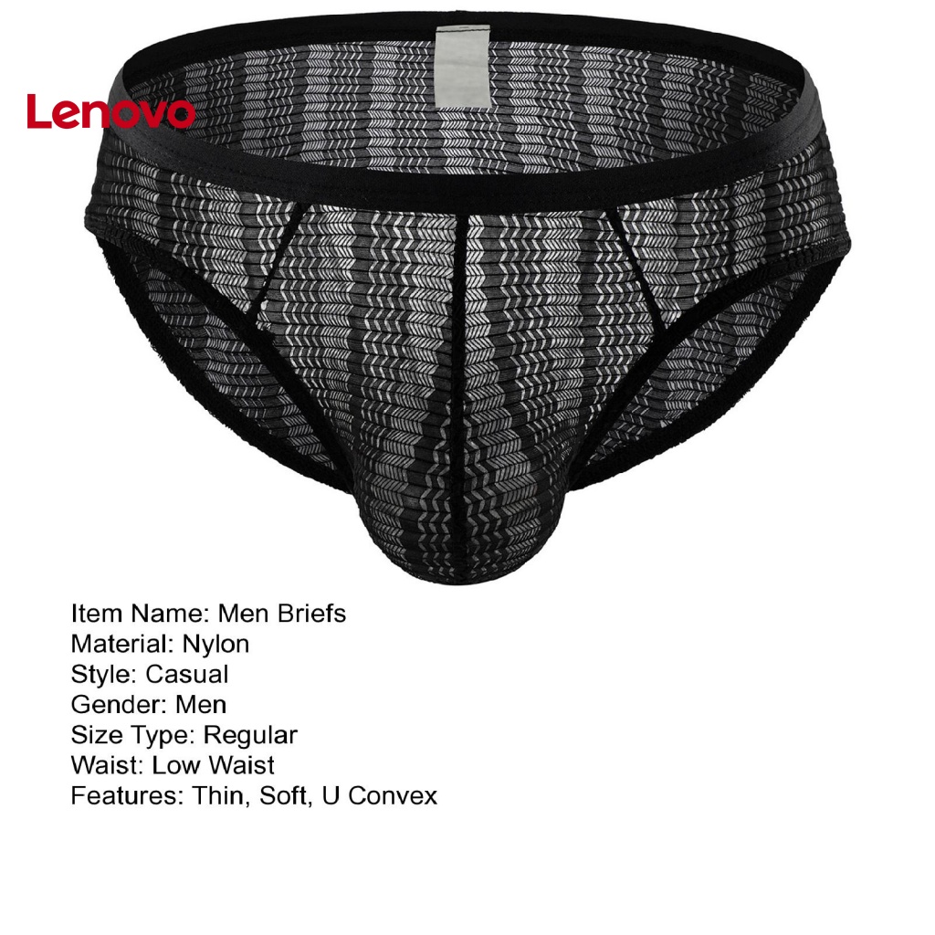 Quần Lót Chữ U Cạp Thấp Mềm Mại Thoáng Khí Màu Trơn Họa Tiết Hoa Hướng Dương Chống Nhìn Xuyên Thấu Cho Nam