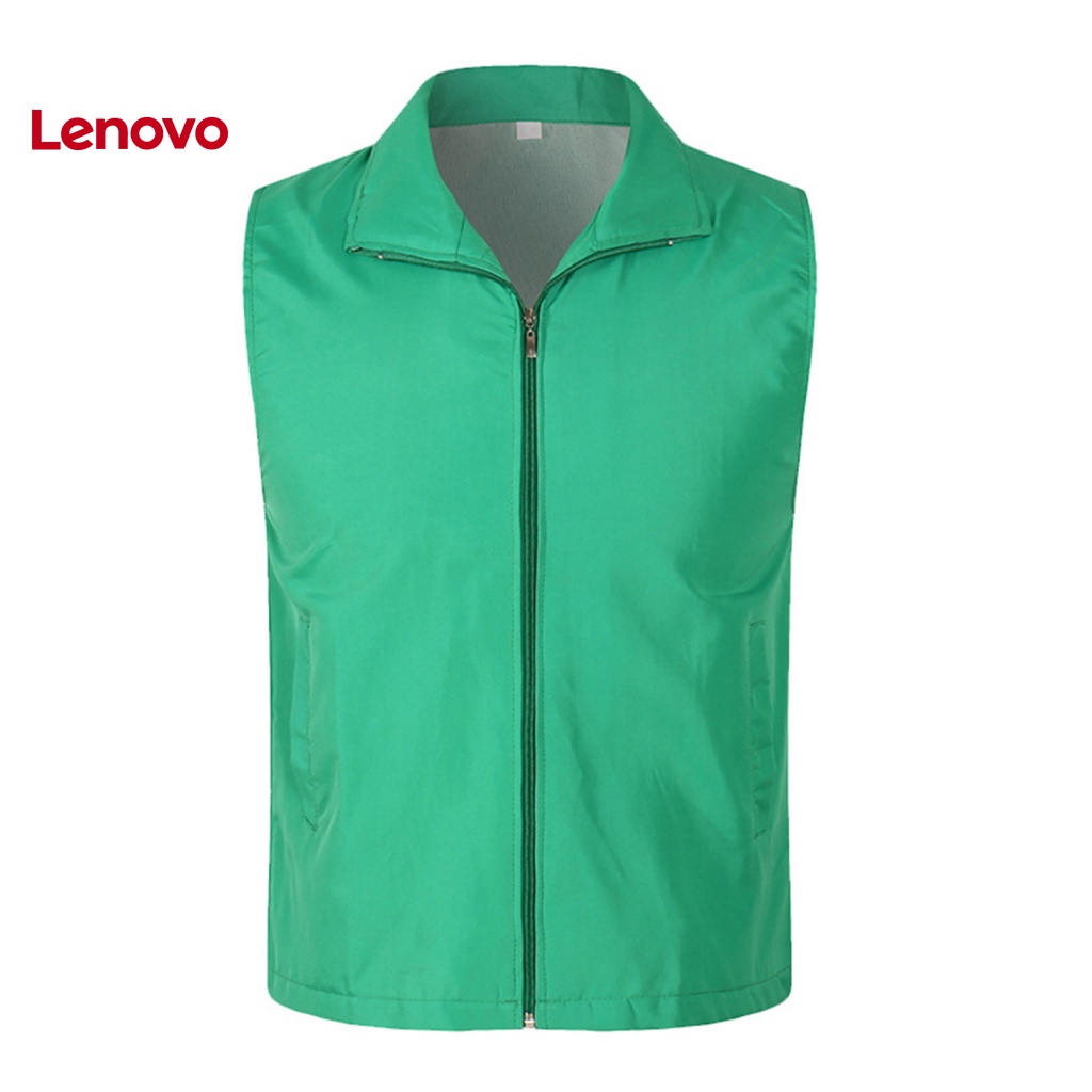 Áo Khoác Lưới Không Tay Có Khóa Kéo Màu Sắc Tươi Sáng Phù Hợp Cho Hoạt Động Ngoài Trời