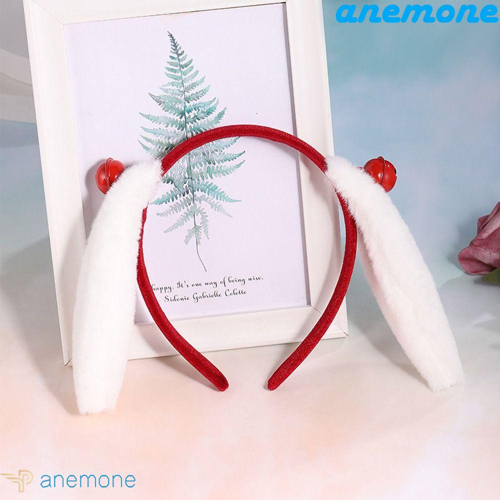 ANEMONE Băng Đô Tai Thỏ Hoạt Hình Phong Cách Hàn Quốc Dành Cho Nữ