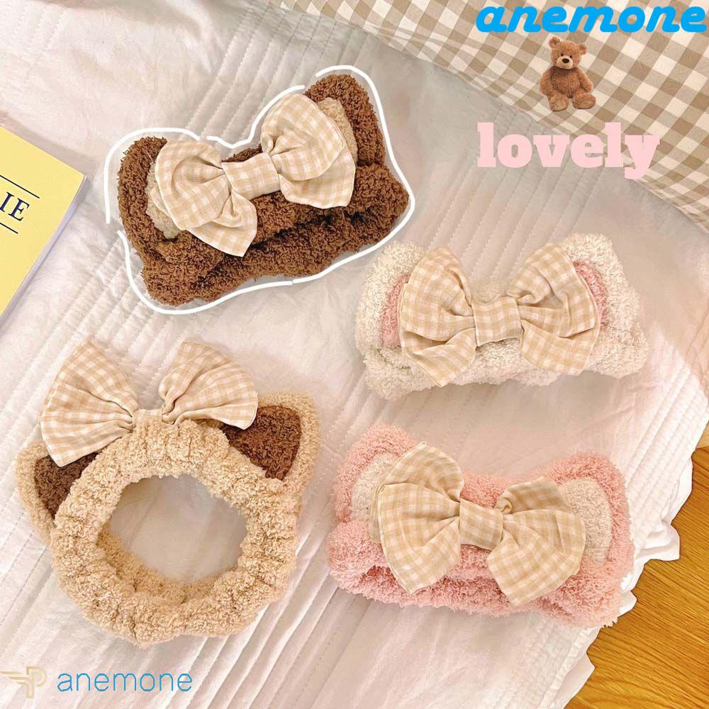 ANEMONE Băng Đô Cài Tóc Co Giãn Kiểu Dáng Hoạt Hình Dễ Thương Cho Nữ