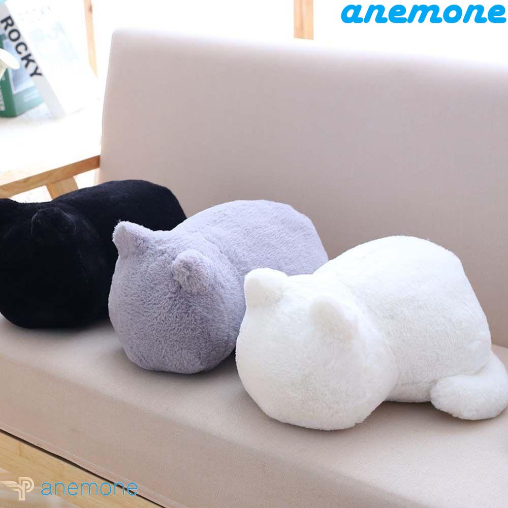 ANEMONE Đồ chơi nhồi bông Hình Mèo Hoạt Hình Dễ Thương Trang Trí Nhà Cửa