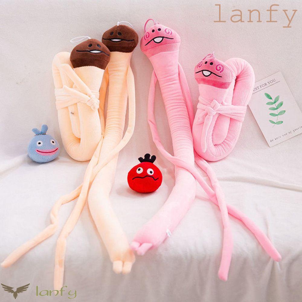 LANFY Nấm Nhồi Bông Fangji Cotton Siêu Dài Điêu Khắc Trang Trí Nhà Cửa / Lưng / Búp Bê Enoki