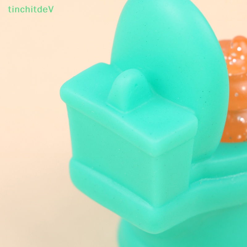 [TinchitdeV] Đồ Chơi Ghế Ngồi Toilet Dạng Bóp Sáng Tạo Nhiều Màu Sắc Mang Theo Xung Quanh [Mới