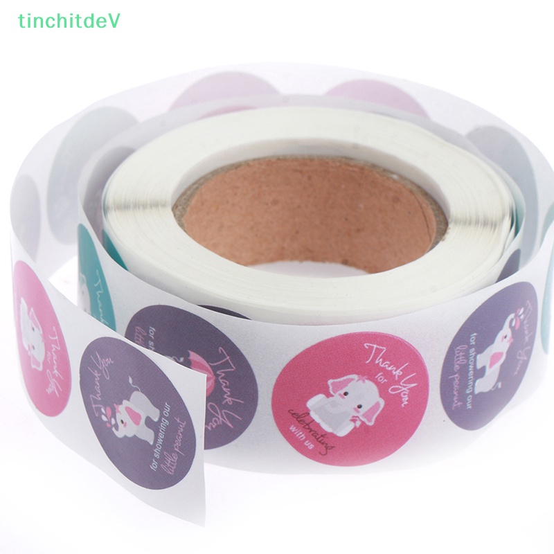 [TinchitdeV] 1 Cuộn 500 Miếng Dán Hình Động Vật Rừng Đục Lỗ Cho Bữa Tiệc Trẻ Em [Mới]