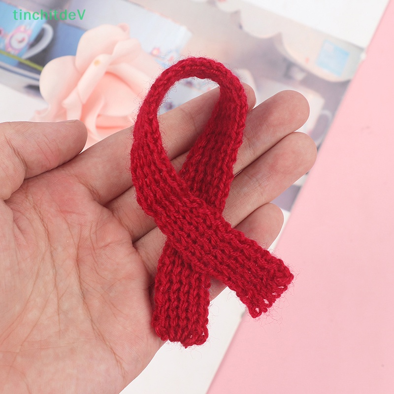 Set 2 Khăn Quàng Cổ Giáng Sinh Tỉ Lệ 1: 12 Trang Trí Nhà Búp Bê