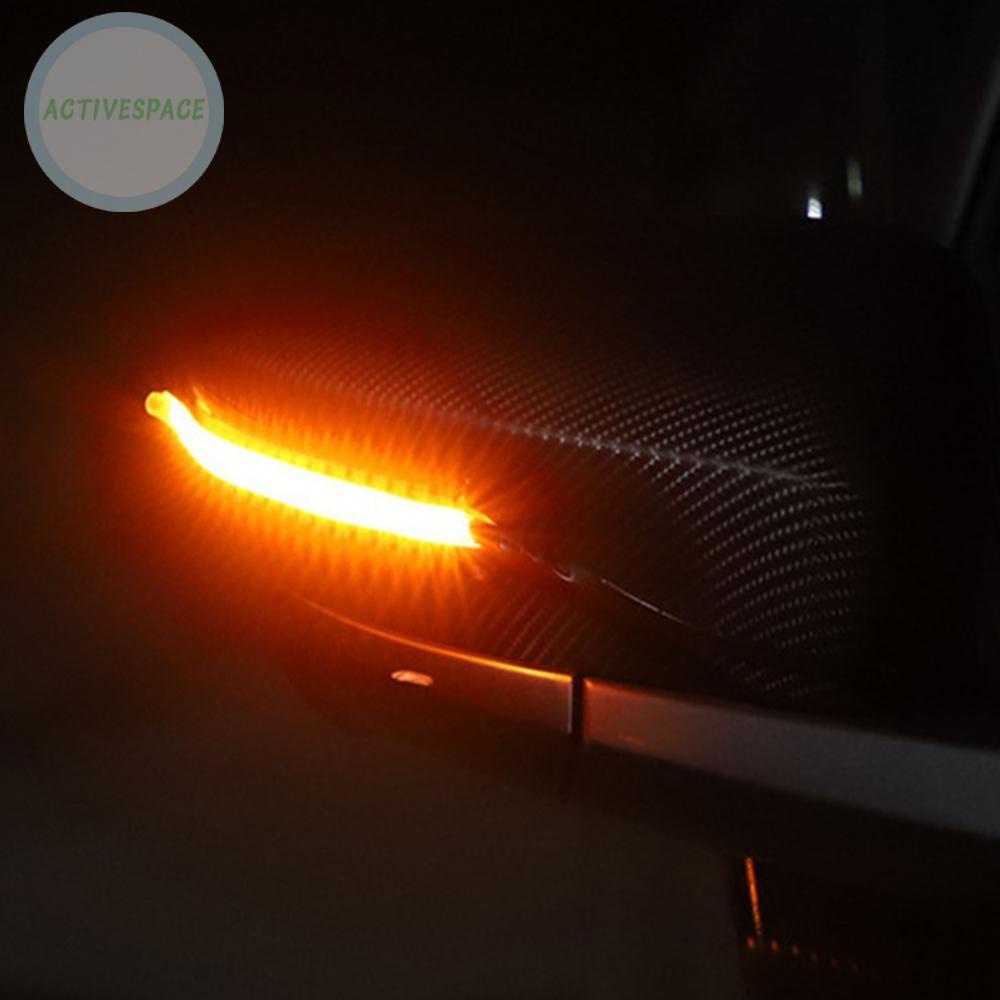 ⚡READYSTOCK⚡Quality White + Yellow LED Flowing TurnSignal Lamp Car Rearview Mirror Indicator