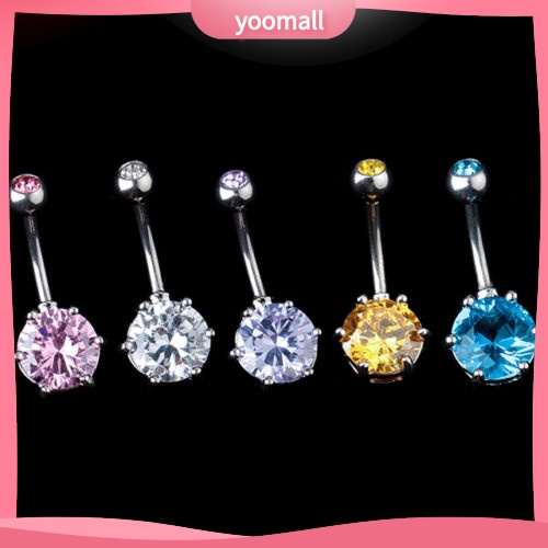 Khuyên Rốn Đính Đá Thời Trang Cá Tính