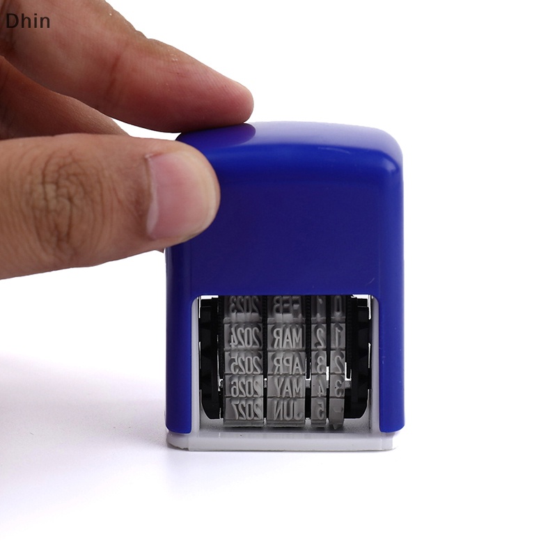 [Dhin] DIY Handle Account Date Stamps Stamping Mud Set Mini Self-Inking Stamps COD