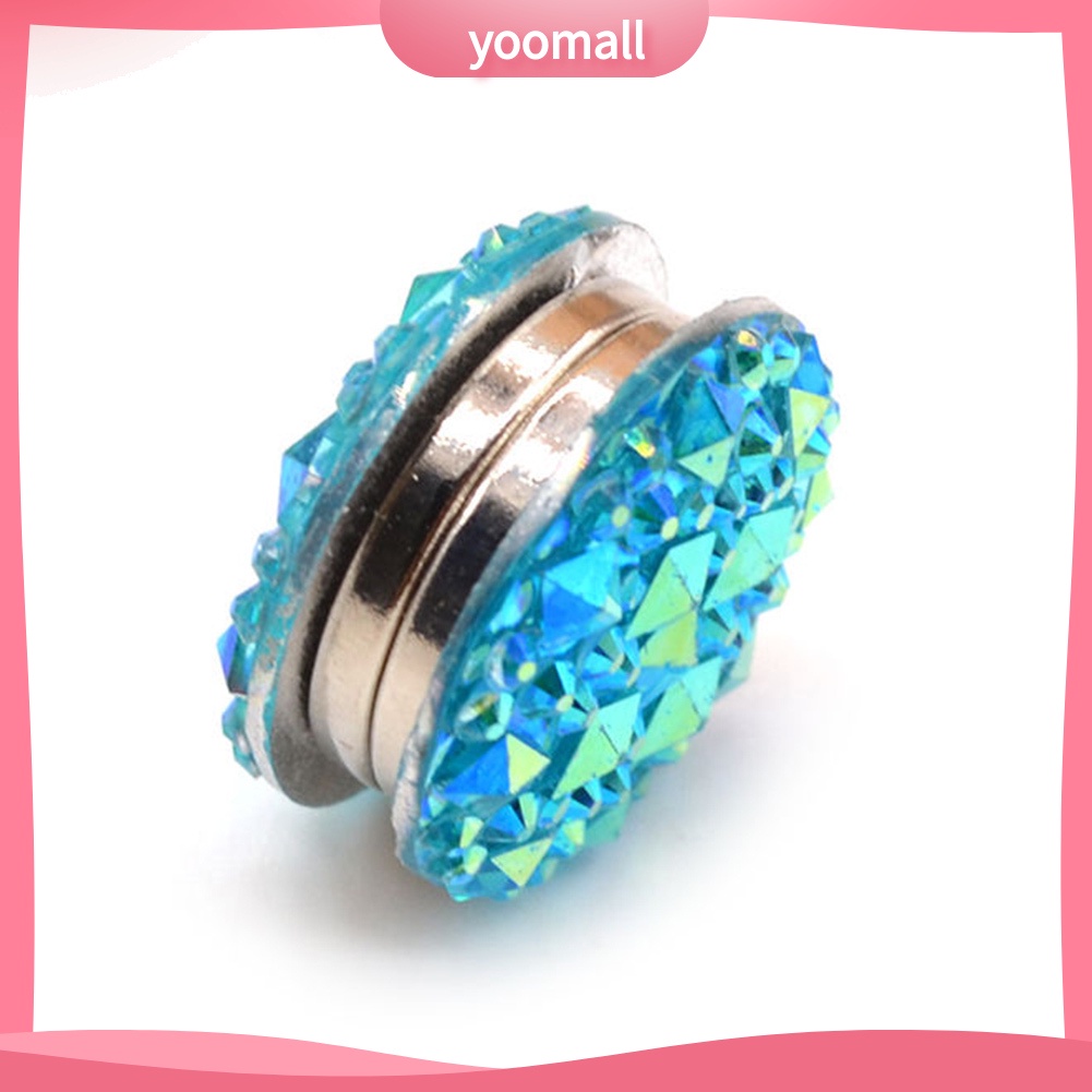 1 Cặp Trâm Cài Áo Đính Đá Tròn Phong Cách Đạo Hồi Thời Trang