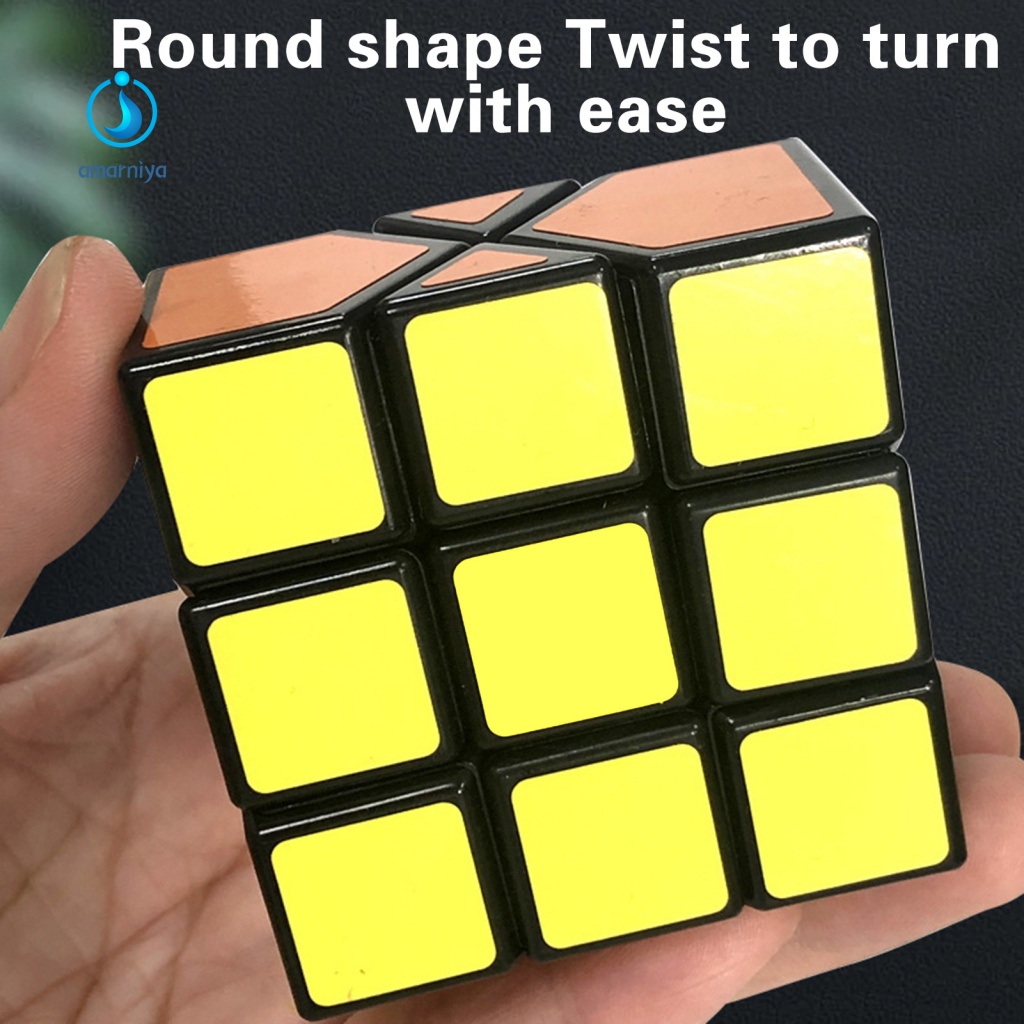 Khối Rubik Skewb Nhiều Màu Hình Người Ngoài Hành Tinh