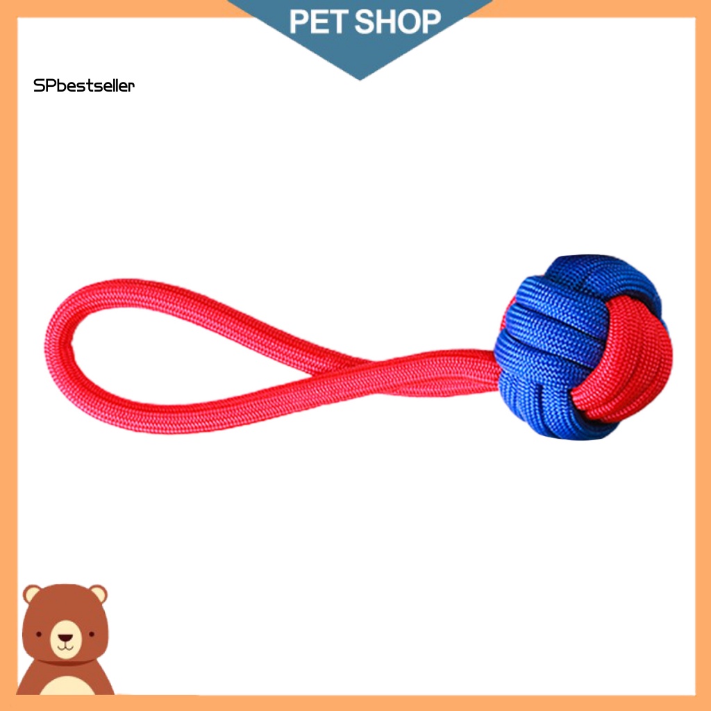 Đồ Chơi Nhai Mềm Mại Siêu Nhẹ Thiết Kế Thắt Nút Nhiều Màu Sắc Vui Nhộn Cho Thú Cưng