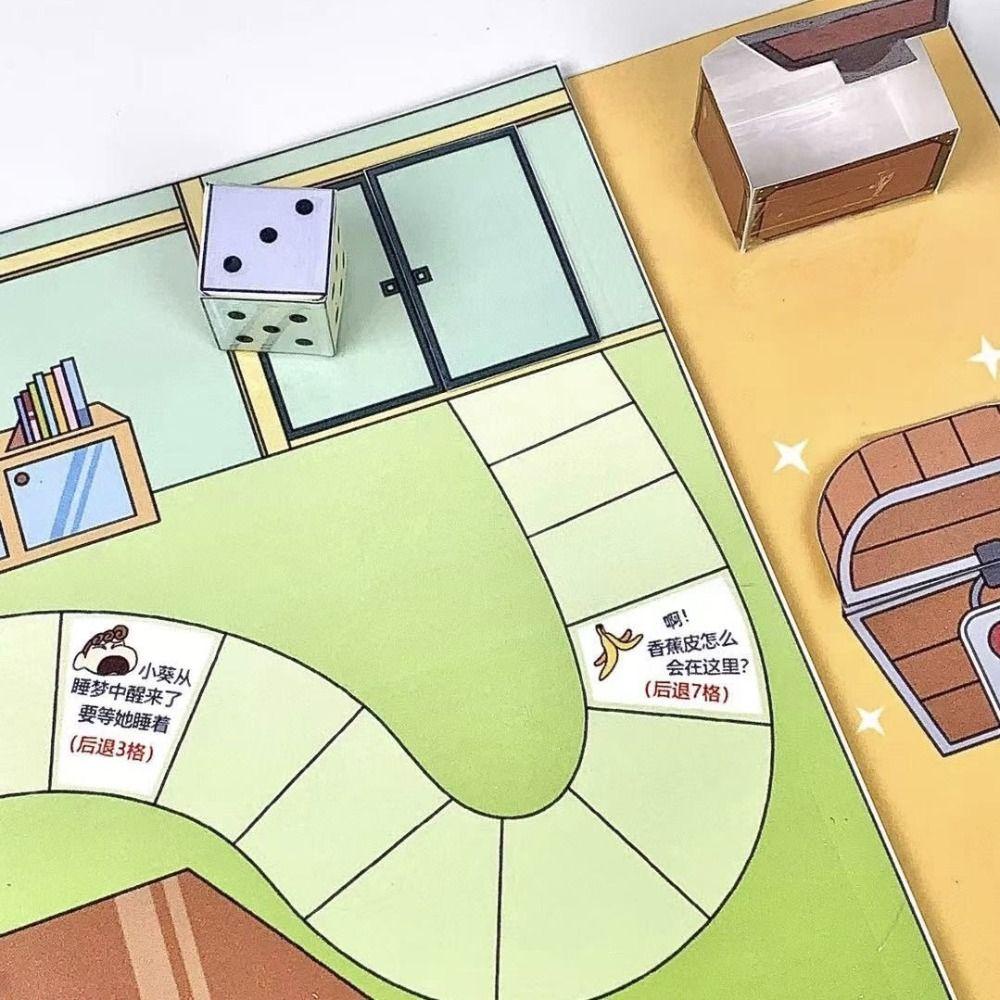 ANEMONE Sách Giấy Dán Hoạt Hình Kuromi Maruko-chan Vui Nhộn Cho Bé