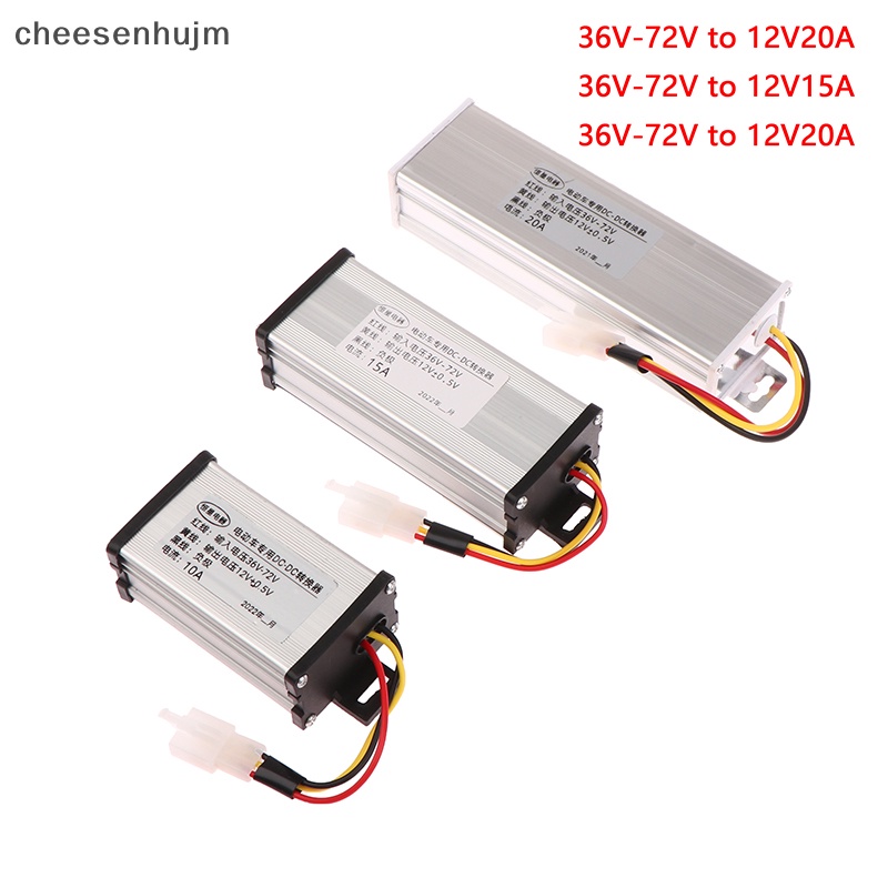 Bộ Chuyển Đổi Nguồn Điện DC 36V 48V 60V 72V Sang 12V 10 / 15 / 20A 180W DC