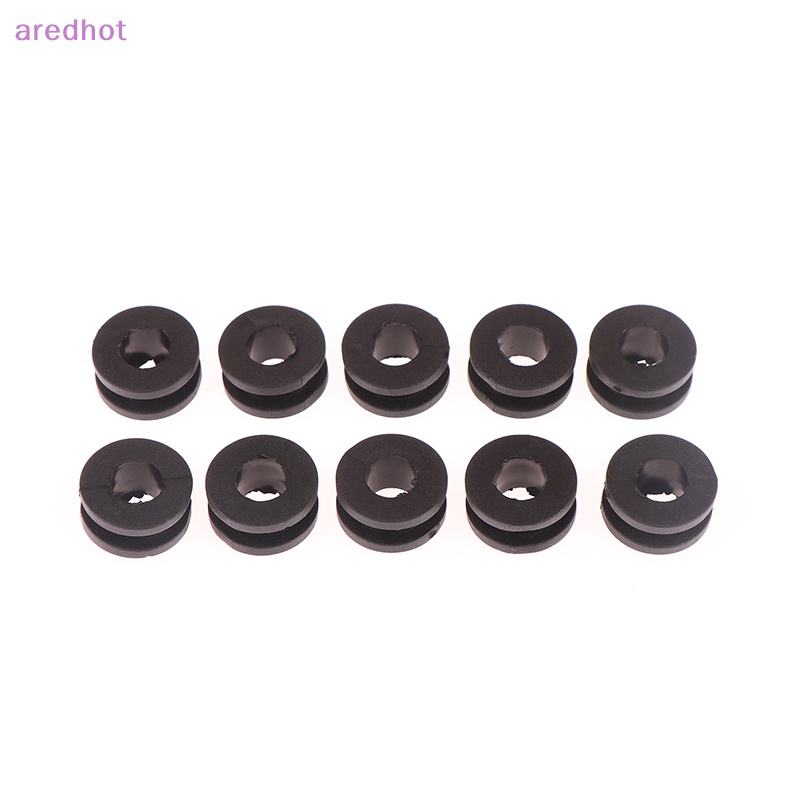 Set 10 Vòng Đệm Cao Su Màu Đen Cho Xe Mô Tô Yamaha Honda Suzuki Kawasaki Mới