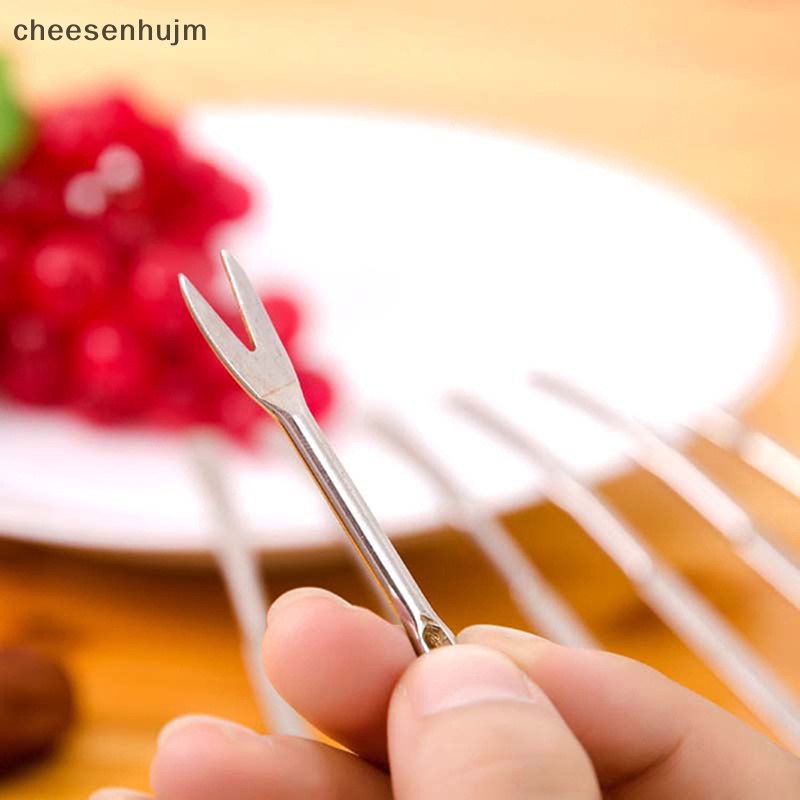 Bộ 4 Nĩa Ăn Trái Cây Bằng Thép Không Gỉ