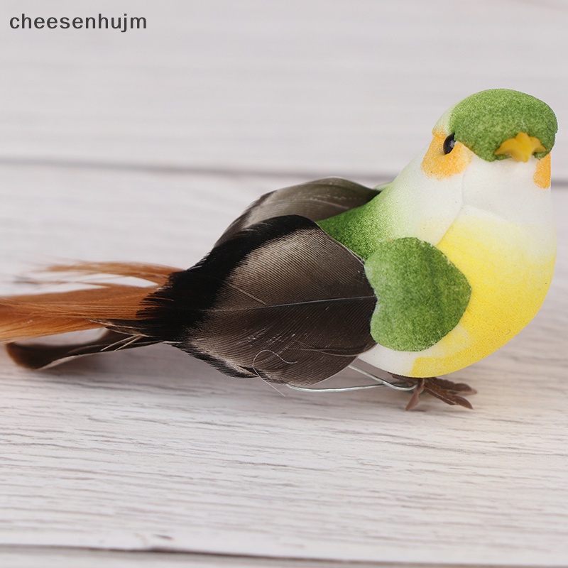 1 Chú Chim Nhân Tạo mini Bằng Xốp Dùng Trang Trí Tiệc Cưới