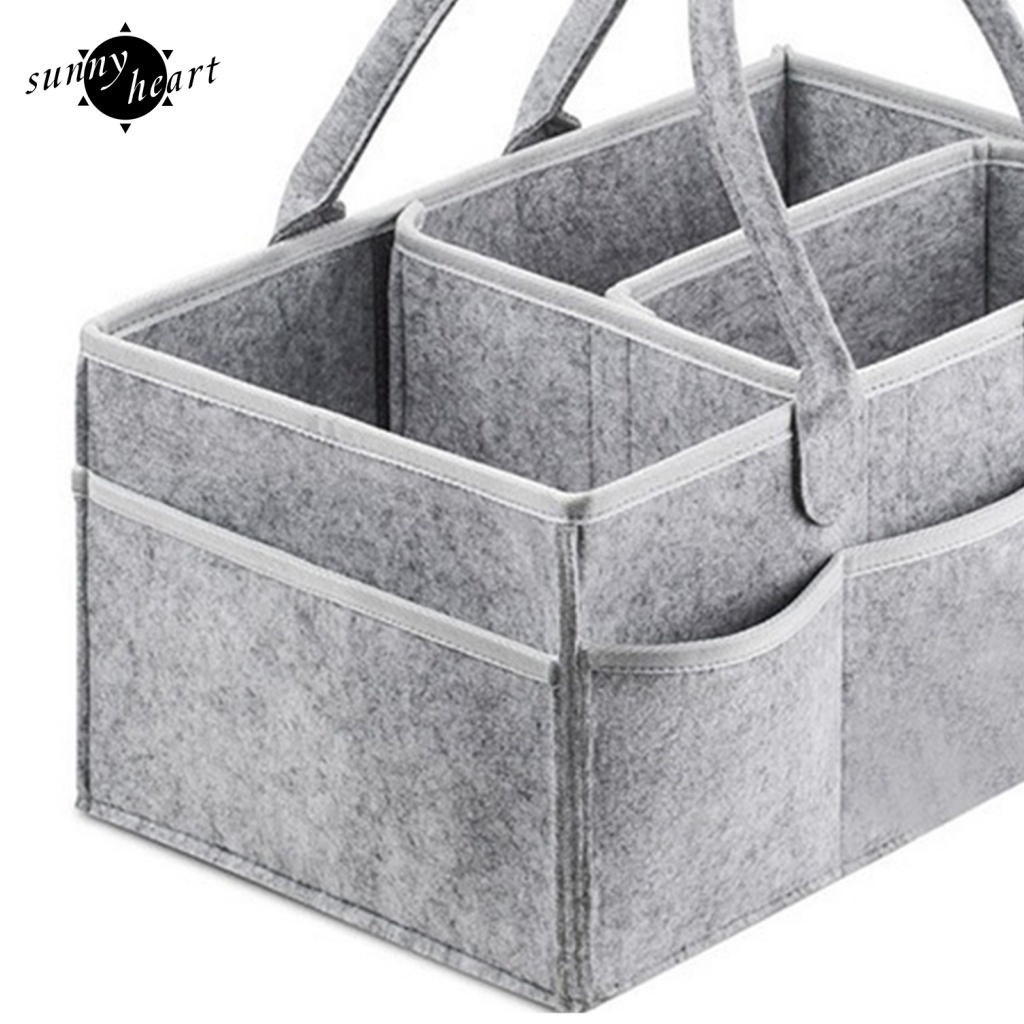 Sunnyheart Giỏ Đựng Tã Di Động: Tay Cầm Dài Trọng Lượng Nhẹ Và Hoàn Hảo Để Đi Du Lịch Với Trẻ Em Có Sức Chứa Lớn Để Bạn Có Thể Cửa Hàng Tất Cả Các Cửa Hàng y