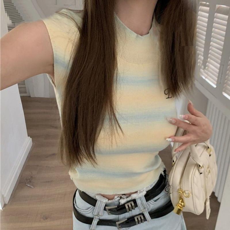 Áo Len Cổ Tròn Dáng Ôm Thời Trang Cho Nữ