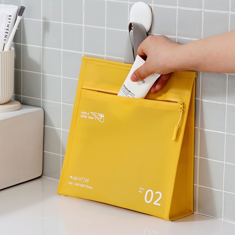 Túi Đựng Mỹ Phẩm Dạng Dọc Màu Sắc Kẹo Ngọt Tiện Dụng Mang Đi Du Lịch