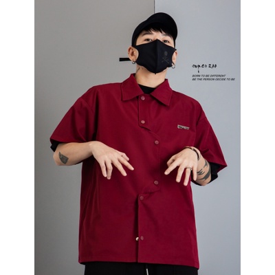 Áo Sơ Mi Tay Ngắn Phong Cách Đường Phố Mùa Hè Thời Trang Cao Cấp Cho Nam