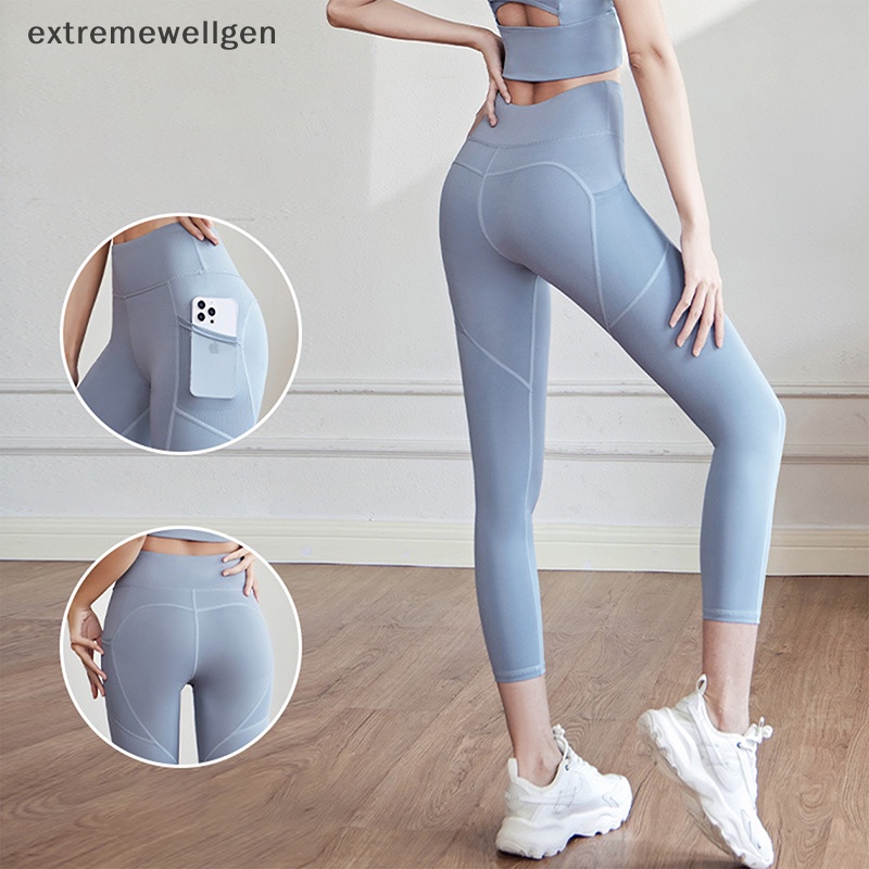 [Cực Tốt] Bộ Đồ Thể Thao Legging Mềm Và Co Giãn Lưng Cao Mặc Ngoài Trời Cho Nữ LLF