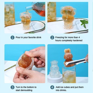Khuôn Silicone Làm Đá Hình Con Thỏ