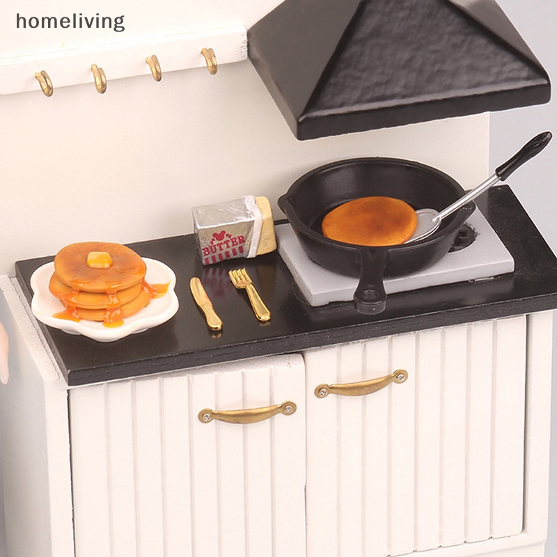 1 Set Mô Hình Chảo Sắt 1: 12 Dùng Trang Trí Nhà Búp Bê