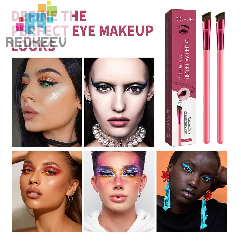 Set 2 Cọ Trang Điểm Lông Mày Chuyên Nghiệp