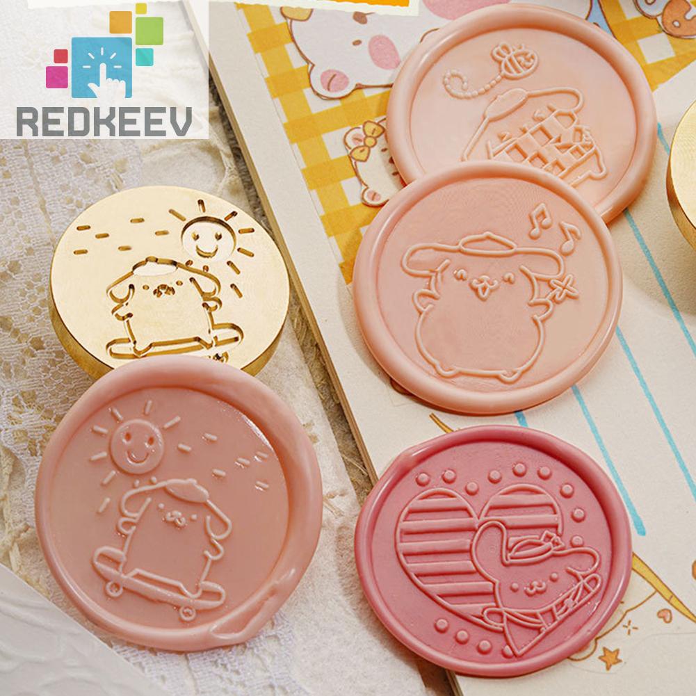 Đầu Tem Đóng Dấu Họa Tiết Hoạt Hình DIY Tùy Chỉnh Cho Thiệp Mời Đám Cưới