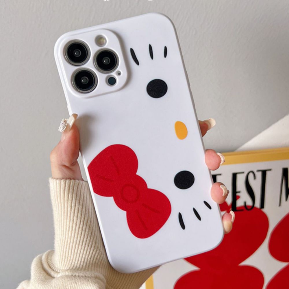 Ốp Điện Thoại TPU Dẻo Họa Tiết Hoạt Hình Hello Kitty Dễ Thương Cho IPhone 11 12 13 14 Pro Max