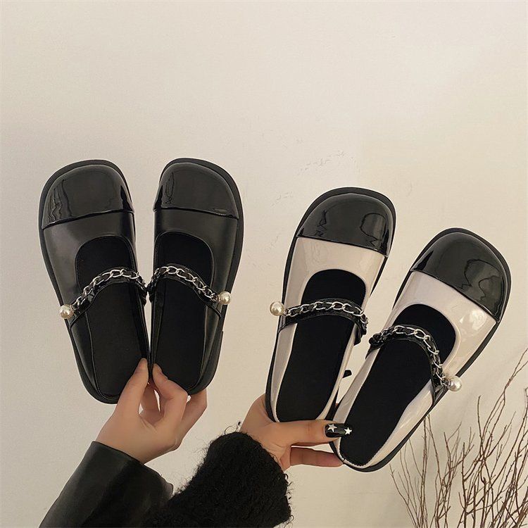 HHH  Giày nữ Giày búp bê giày lolita quai hậu lê Mary Jane 2023NEW Mùa hè Thời Trang