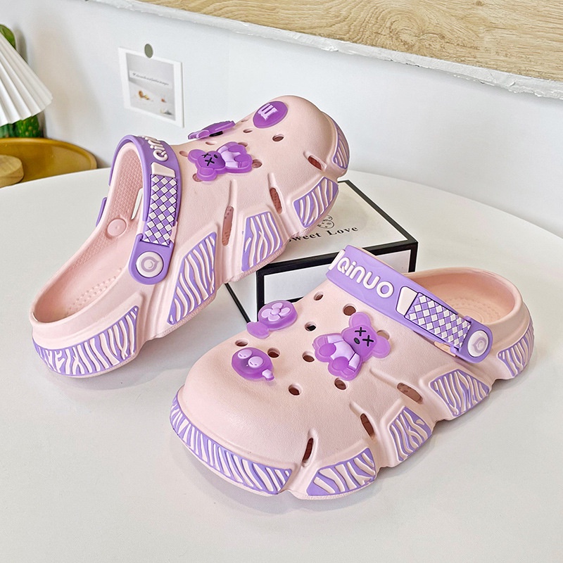 Dép crocs bánh mì ICCLEK 32zDDX072604 thoải mái cho nữ