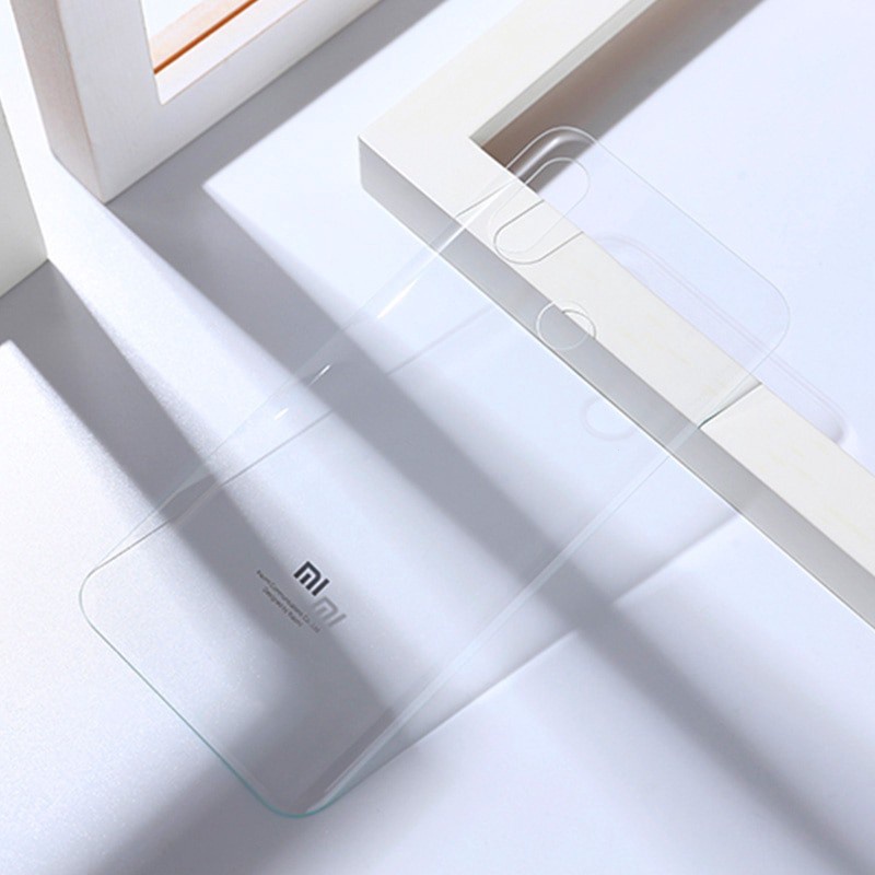 Nắp Đậy Pin Mặt Sau Thay Thế Kèm Miếng Dán Thay Thế Cho Xiaomi mi 8 mi8