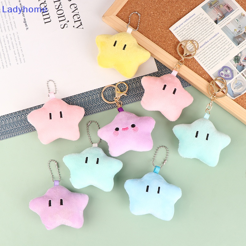 Móc Khóa Hình Ngôi Sao Năm Cánh Nhồi Bông Đáng Yêu