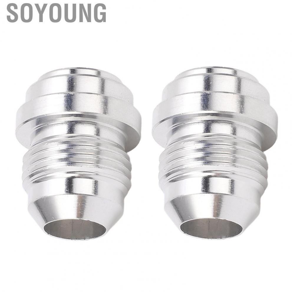 Soyoung Aluminum Alloy Male Billet Easy Locating Welding Universal for Auto Performance Fuel Lines