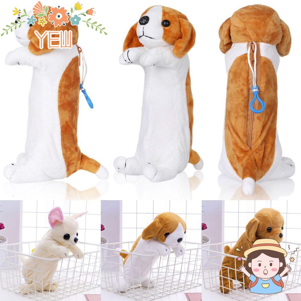 1 Túi Đựng Bút Chì / Đồ Trang Điểm Hình Búp Bê Hoạt Hình Nhồi Bông Dễ Thương