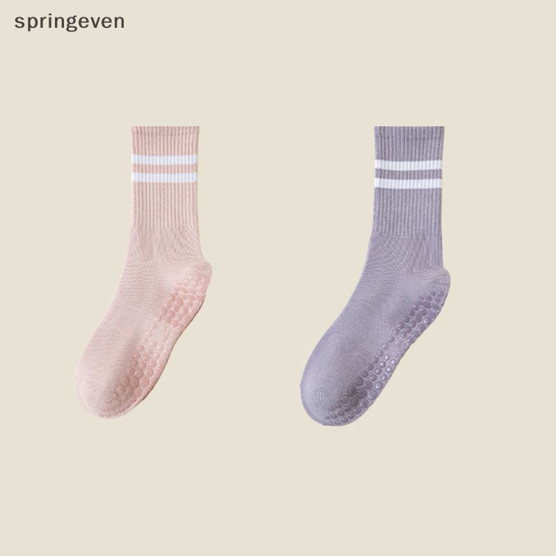 Vớ cotton silicone Cổ Vừa Chống Trượt Màu Trơn Tập yoga / Thể Hình Dành Cho Nữ