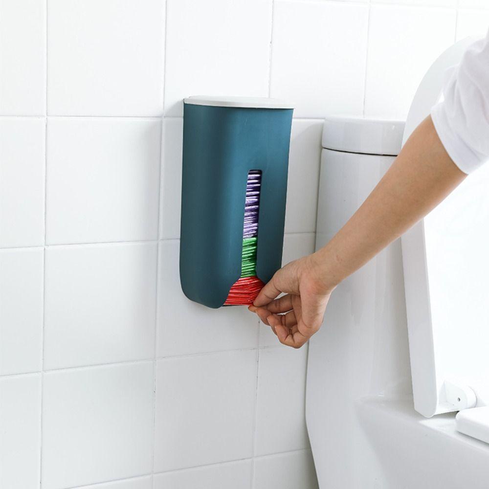 Giá Đỡ Túi Đựng Rác Gắn Tường Sức Chứa Lớn Bằng Nhựa Tiện Dụng Cho Phòng Tắm