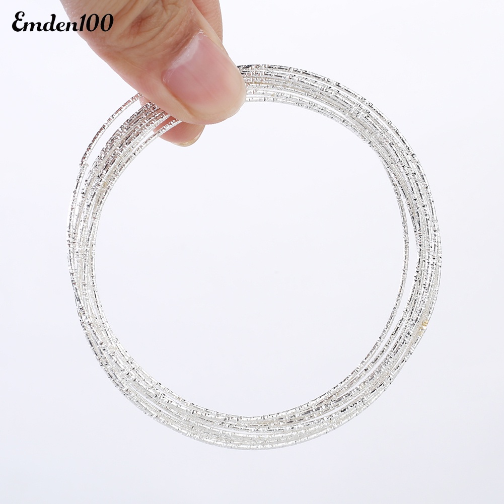 Set 10 Vòng Tay Kim Loại Thời Trang Cho Nữ