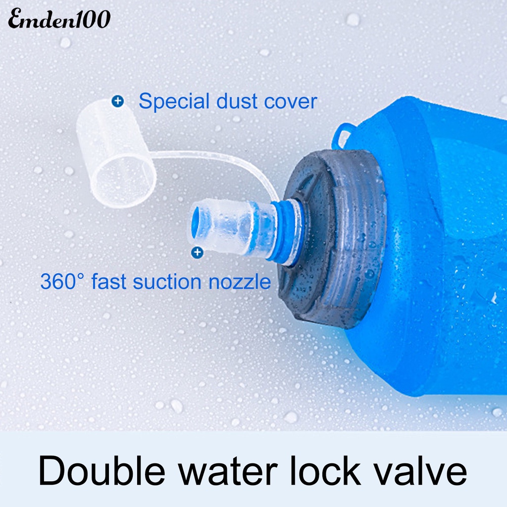 Túi Đựng Nước Bằng TPU Mềm Trong Suốt Chống Nước Chống Bụi Thể Tích 500ML