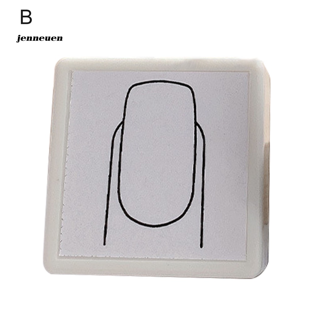 Khuôn Đóng Dấu Trang Trí Móng Tay Màu Nước Chống Mòn DIY