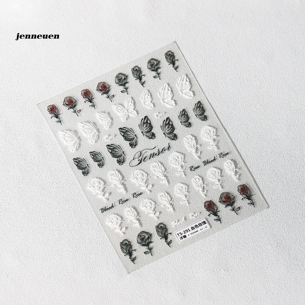 Miếng Dán Trang Trí Móng Tay Chạm Khắc Tinh Tế DIY