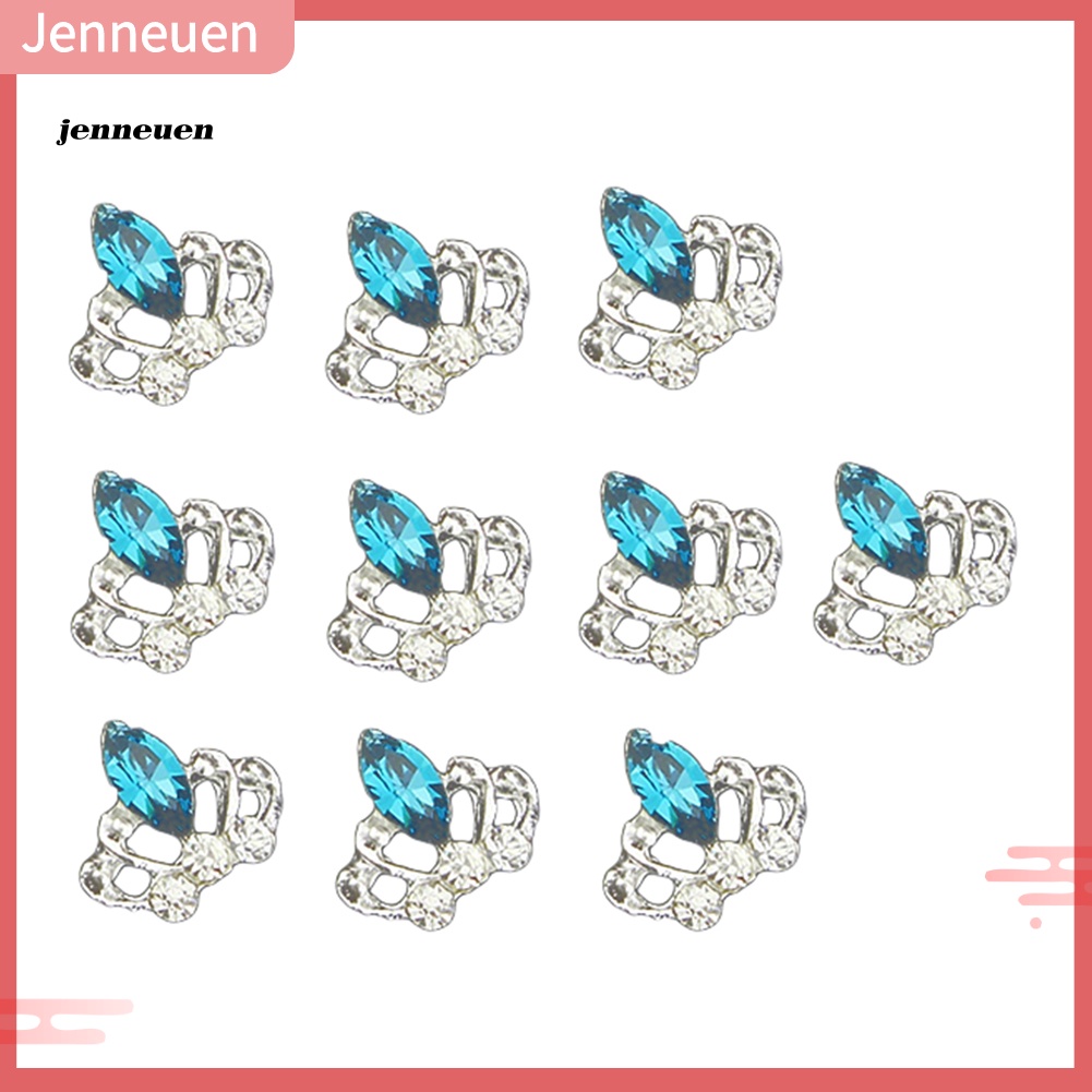 Set 10 Phụ Kiện Trang Trí Móng Nghệ Thuật Hình Vương Miện 3D Charms