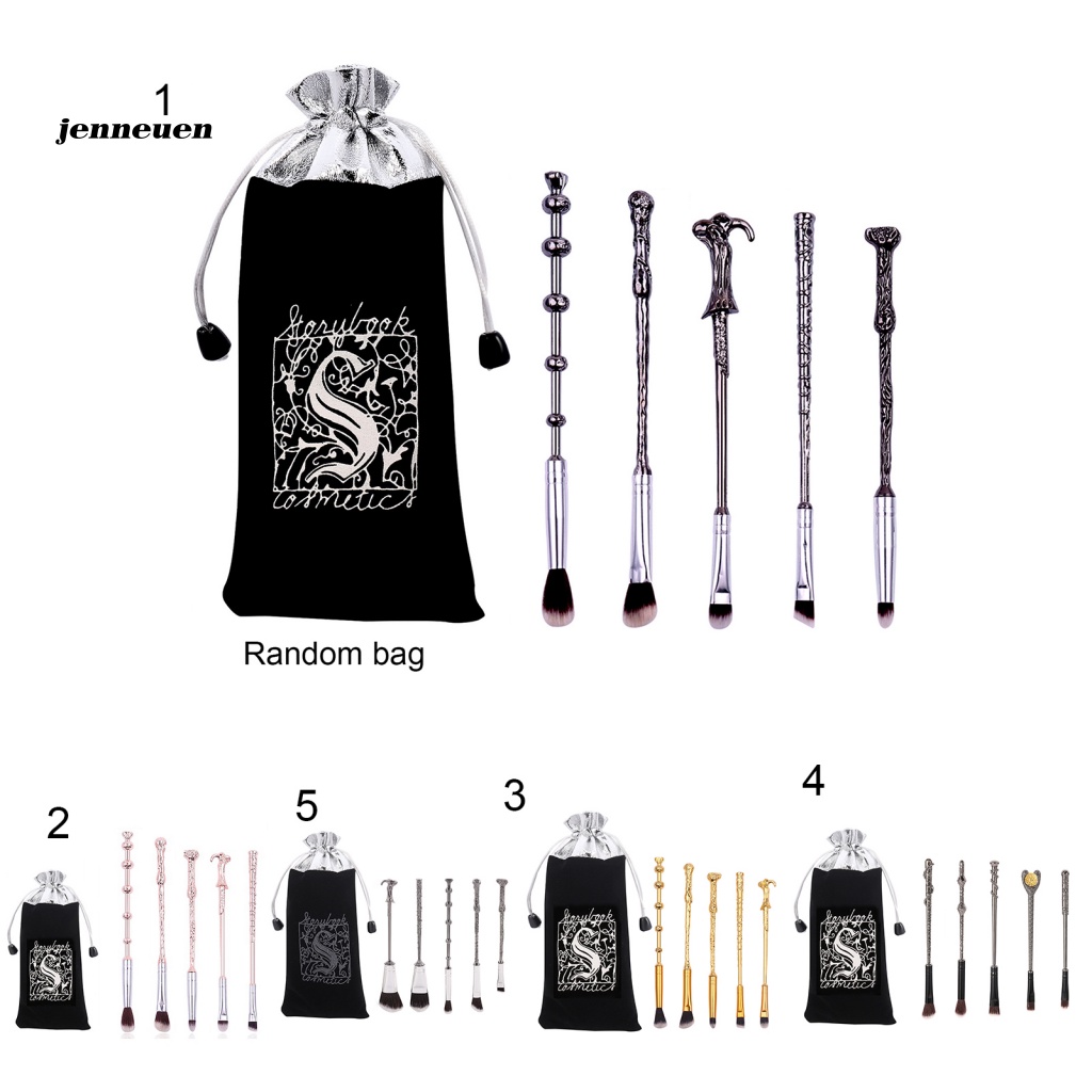 Set 5 Cọ Trang Điểm Phấn Mắt Siêu Mềm Nhanh Chóng Tiện Dụng